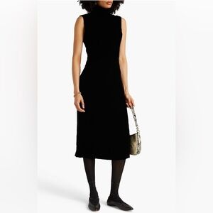 Theory Micro Velvet Turtleneck Dress, size small, NWT